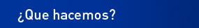 ¿qué hacemos?